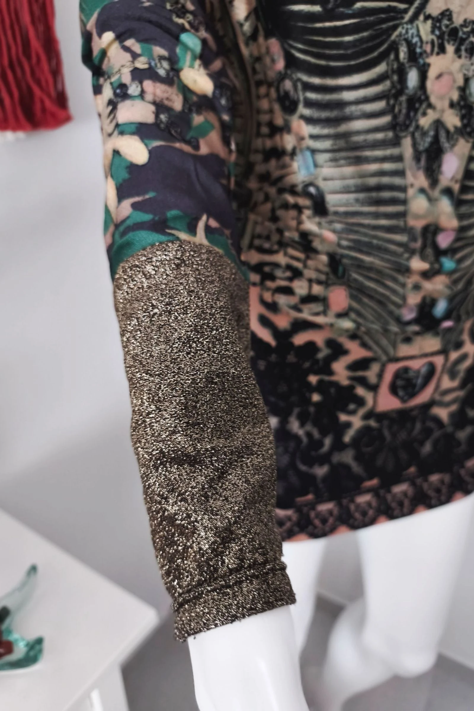 Christian LaCroix Bazaar T L. Editie Vintage/Lurex Truitje/Jurkje – photo 5